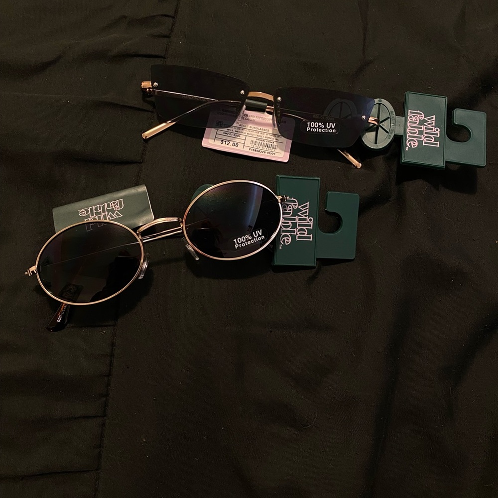 Wild Fable Black Sunglasses Duo